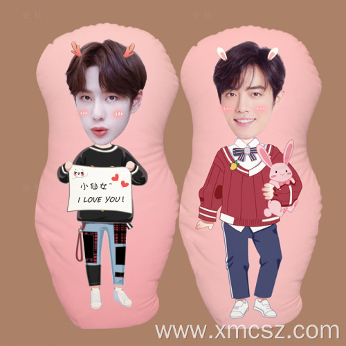 Custom design long body cushion pillow